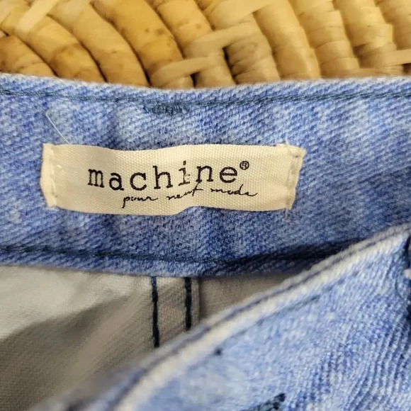 Machine Desert Print High Waist Straight Jeans Women's 7  29 Waist - Picture 8 of 9